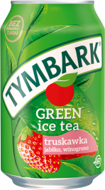 TYMBARK 330 ml zielona herbata - truskawka