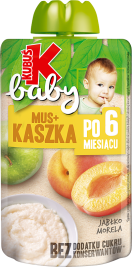 KUBUŚ 120 ml jabłko i morela