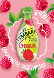 TYMBARK KV  400 ml Lemoniada Cytryna - Malina