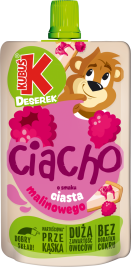 KUBUŚ pouch 100g o smaku ciasta malinowego