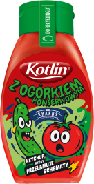 KOTLIN 450 g ketchup o smaku ogórków