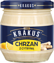 KRAKUS 180 g chrzan z cytyną