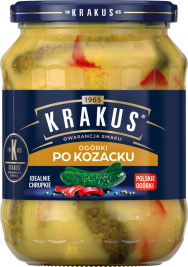 KRAKUS 670 g ogórki kozackie