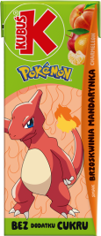 KUBUŚ 0,2 L Pokemon smak brzoskwinia i mandarynka