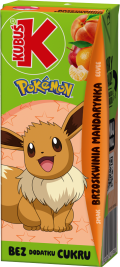 KUBUŚ 0,2 L Pokemon smak brzoskwinia i mandarynka