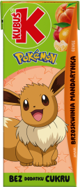 KUBUŚ 0,2 L Pokemon smak brzoskwinia i mandarynka