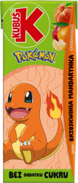 KUBUŚ 0,2 L Pokémon Smak brzoskwinia mandarynka