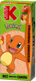 KUBUŚ 0,2 L Pokémon Smak brzoskwinia mandarynka