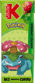 KUBUŚ 0,2 L Pokemon smak kaktus i limonka