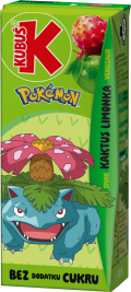 KUBUŚ 0,2 L Pokemon smak kaktus i limonka