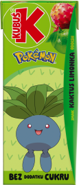 KUBUŚ 0,2 L Pokemon smak kaktus - limonka