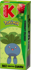 KUBUŚ 0,2 L Pokemon smak kaktus - limonka