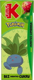 KUBUŚ 0,2 L Pokemon smak kaktus - limonka