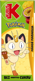 KUBUŚ 0,2 L Pokemon smak mango i marakuja