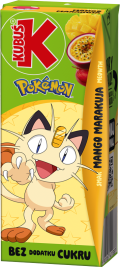 KUBUŚ 0,2 L Pokemon smak mango i marakuja