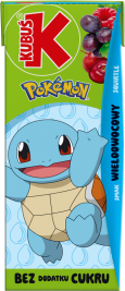 KUBUŚ 0,2 L Pokémon Smak wieloowocowy