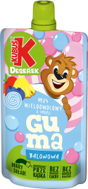 KUBUŚ 100 g Mus o smaku gumy balonowej