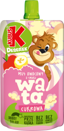 KUBUŚ 100 g Mus o smaku waty cukrowej