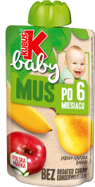 KUBUŚ 100 ml jabłko, gruszka i banan