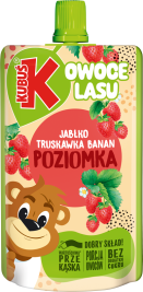 Kubuś 100 ml jabłko truskawka banan poziomka