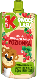 Kubuś 100 ml jabłko truskawka banan poziomka
