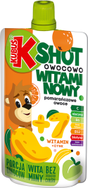 KUBUŚ 100 ml Shot owocowo-witaminowy, pomarańczowe owoce