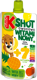 KUBUŚ 100 ml Shot owocowo-witaminowy, żółte owoce