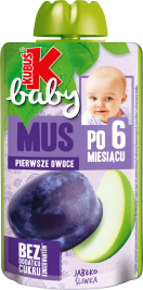 KUBUŚ 120 ml jabłko i śliwka