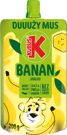 KUBUŚ 200 ml banan i jabłko