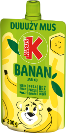 KUBUŚ 200 ml banan i jabłko