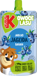 KUBUŚ 200 ml jablko jagoda banan
