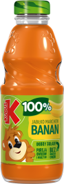 KUBUŚ 300 ml jabłko - BANAN - marchew