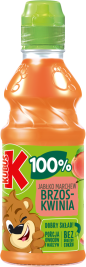 KUBUŚ 300 ml jabłko - marchew - BRZOSKWINIA