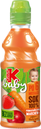 KUBUŚ 300 ml SOK 100% pomarańczowa marchew - jabłko - truskawka