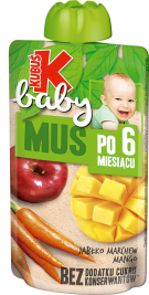 KUBUŚ BABY 100 g jabłko-marchew-mango
