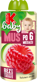 KUBUŚ BABY 120 ml jabłko, truskawka i malina 