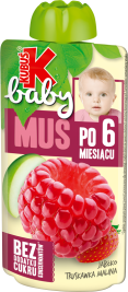 KUBUŚ BABY 120 ml jabłko, truskawka i malina