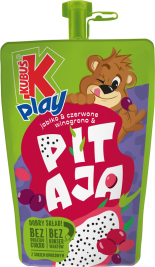 KUBUŚ PLAY 200 ml jabłko, czerwone winogrono i PITAJA