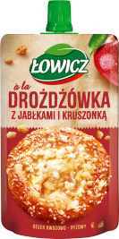 Łowicz 100 g Mus à la Drożdżówka z jabłkami i kruszonką