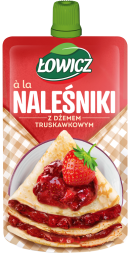 Łowicz 170 g Mus à la Naleśniki z dżemem truskawkowym