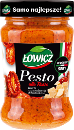 ŁOWICZ 180 g Pesto czerwone z suszonymi pomidrami