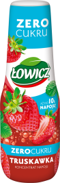 ŁOWICZ 500 ml koncentrat napoju truskawka
