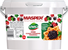 ŁOWICZ Wiadro 3,5 kg dżem z czarnej porzeczki