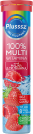 PLUSSSZ 100% Multiwitamina Malina & Truskawka