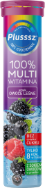 PLUSSSZ 100% Multiwitamina Owoce Leśne