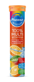 PLUSSSZ 100% Multiwitamina Pomarańcza & Mango