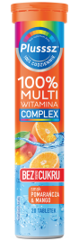 PLUSSSZ 100% Multiwitamina Pomarańcza & Mango