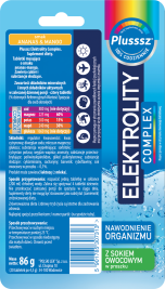 POLSKI LEK Elektrolity Complex blister - revers