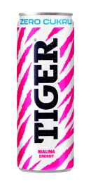 TIGER 250ml zero malina