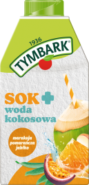 TYMBARK 0,5 l Sok + woda kokosowa + marakuja + pomarańcza + jabłko